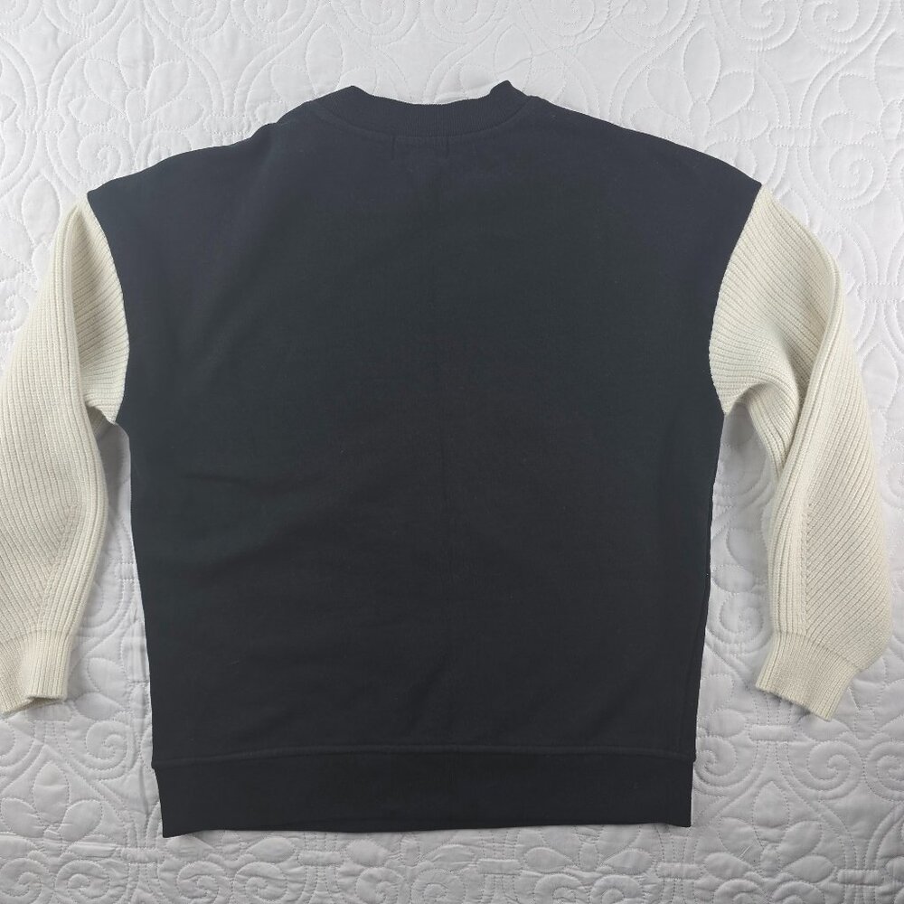Honey & Sparkle Sequin Tiger Pullover Black & Cream Sweater Size Medium - Picture 4 of 8